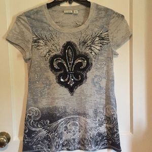 Cato short sleeve printed tee. Small